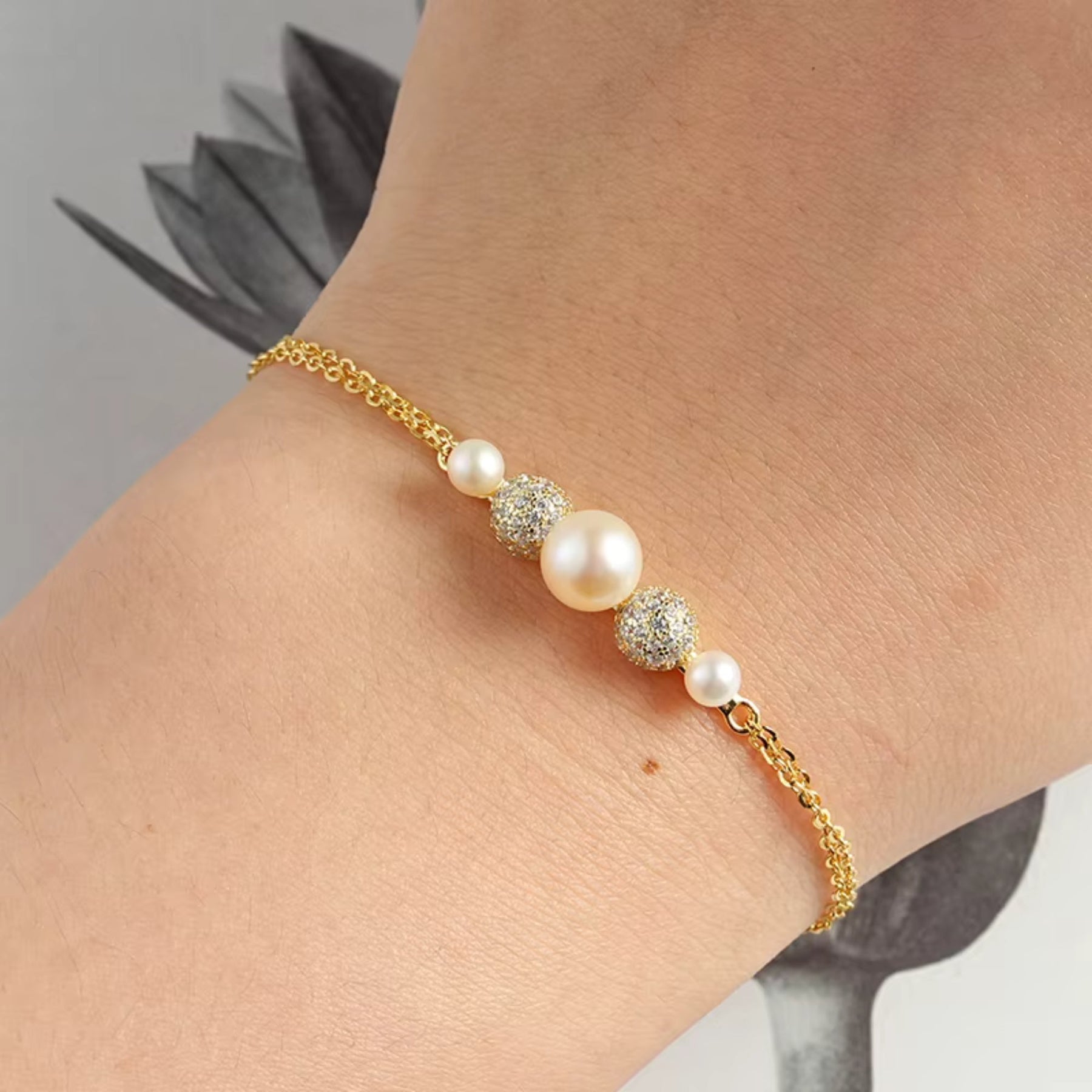 Pulseira Feminina Ouro Fiamma