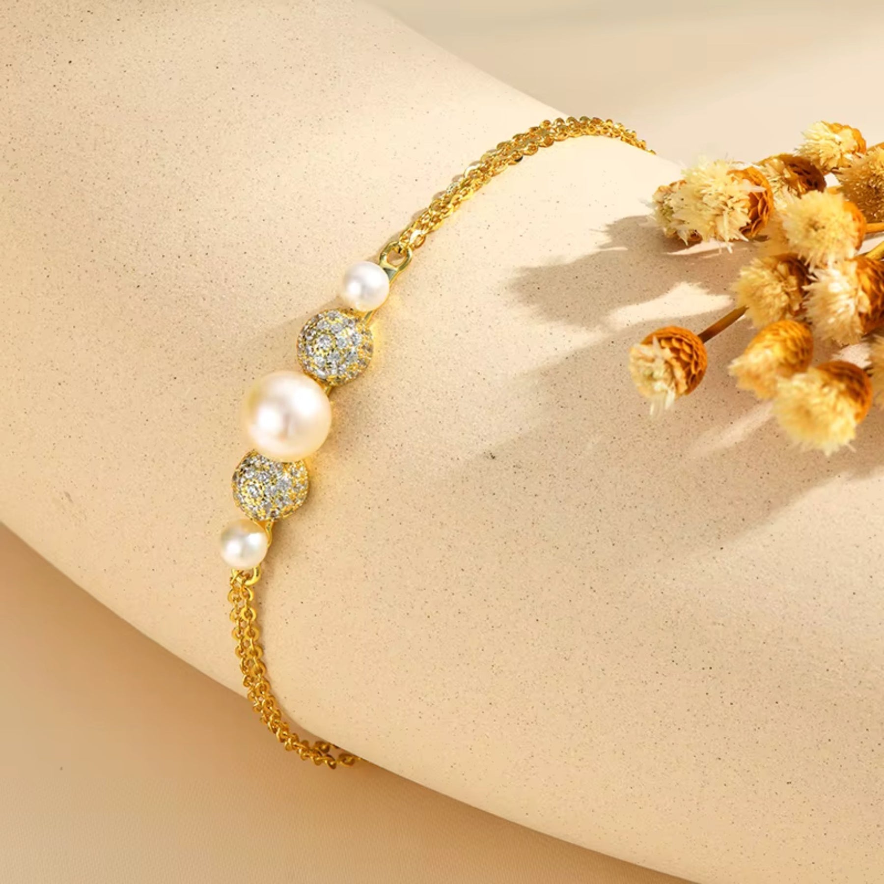 Pulseira Feminina Ouro Fiamma