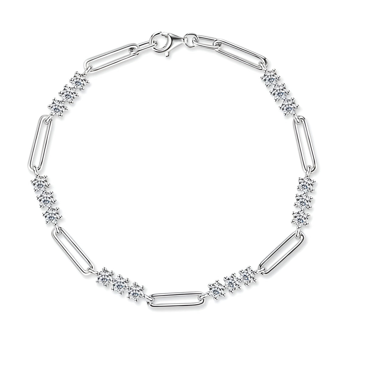 Pulseira Feminina Prata Dorata